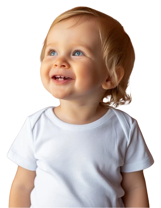 Bebê sorrindo, Berçário em Santo André